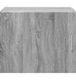 vidaXL Wandkast 50x42,5x40 cm bewerkt hout grijs sonoma