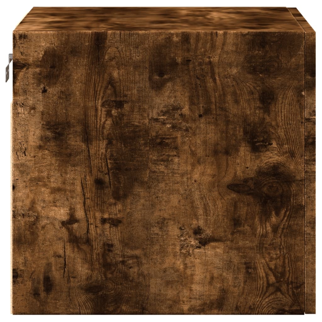 VidaXL Wandkast 45x42,5x40 cm bewerkt hout gerookt eikenkleurig