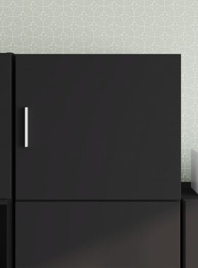 VidaXL Wandkast 45x42,5x40 cm bewerkt hout zwart