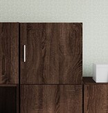 VidaXL Wandkast 40x42,5x40 cm bewerkt hout bruin eikenkleurig