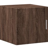 VidaXL Wandkast 40x42,5x40 cm bewerkt hout bruin eikenkleurig