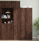 VidaXL Wandkast 40x42,5x40 cm bewerkt hout bruin eikenkleurig