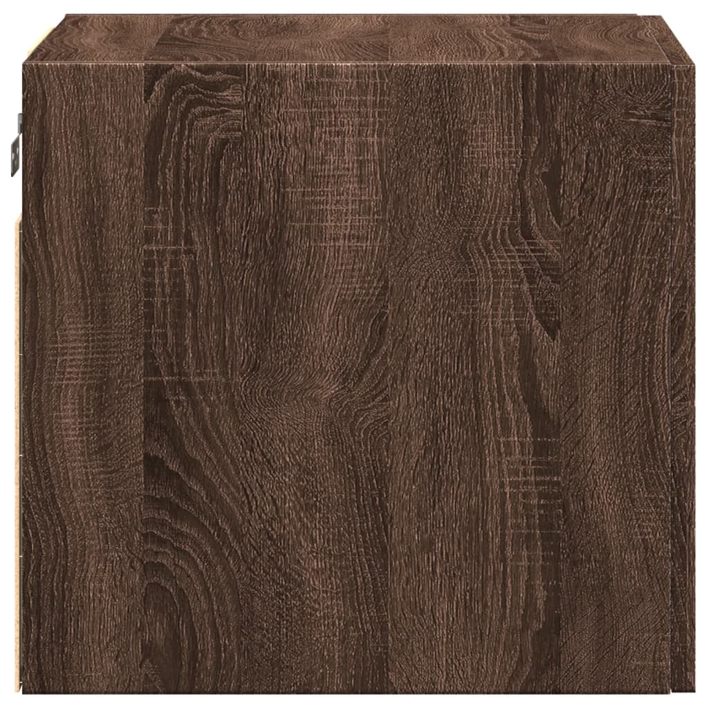 VidaXL Wandkast 40x42,5x40 cm bewerkt hout bruin eikenkleurig