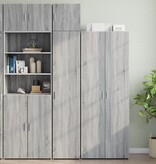 vidaXL Wandkast 40x42,5x40 cm bewerkt hout grijs sonoma