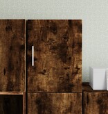 VidaXL Wandkast 30x42,5x40 cm bewerkt hout gerookt eikenkleurig