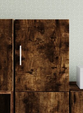 VidaXL Wandkast 30x42,5x40 cm bewerkt hout gerookt eikenkleurig