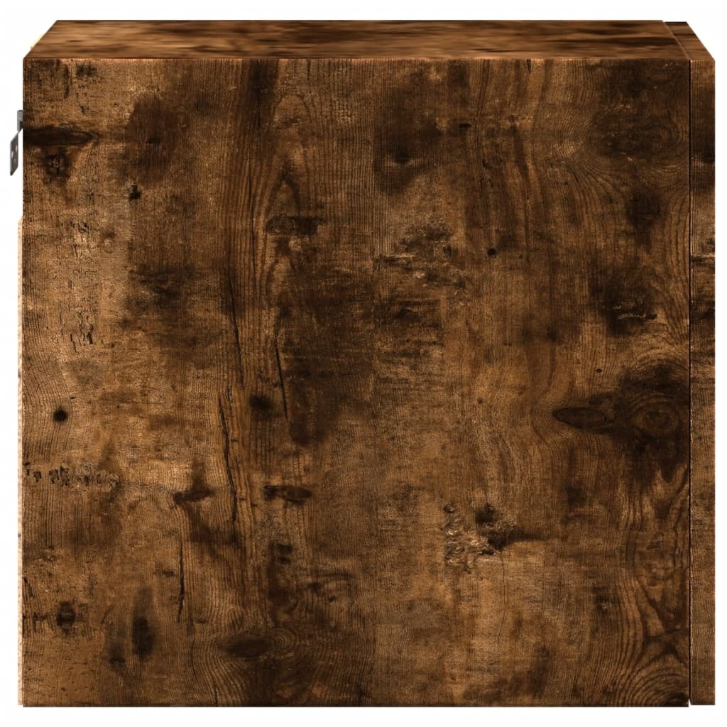 VidaXL Wandkast 30x42,5x40 cm bewerkt hout gerookt eikenkleurig