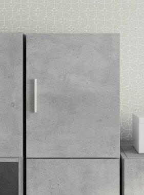 VidaXL Wandkast 30x42,5x40 cm bewerkt hout betongrijs