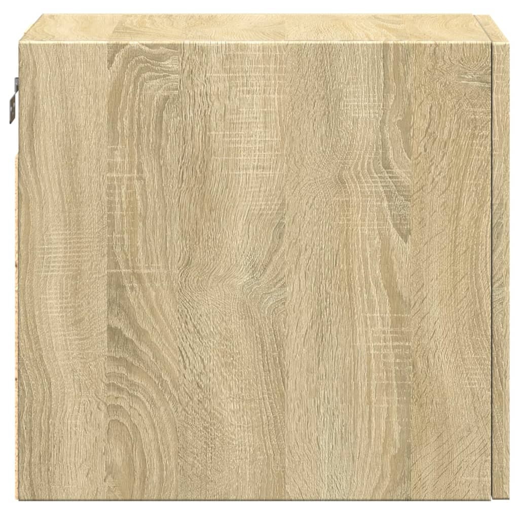 vidaXL Wandkast 30x42,5x40 cm bewerkt hout sonoma eikenkleurig