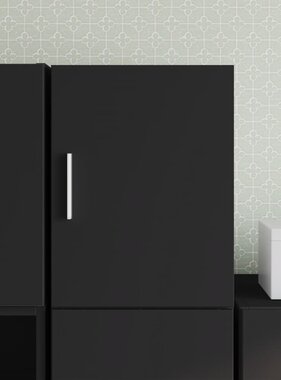 VidaXL Wandkast 30x42,5x40 cm bewerkt hout zwart