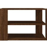 VidaXL Salontafel 59,5x59,5x40 cm bewerkt hout bruin eikenkleurig