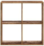 VidaXL Boekenkast 68,5x32x68,5 cm bewerkt hout oud houtkleurig