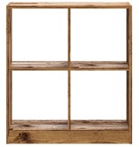 VidaXL Boekenkast 68,5x32x75 cm bewerkt hout oud houtkleurig