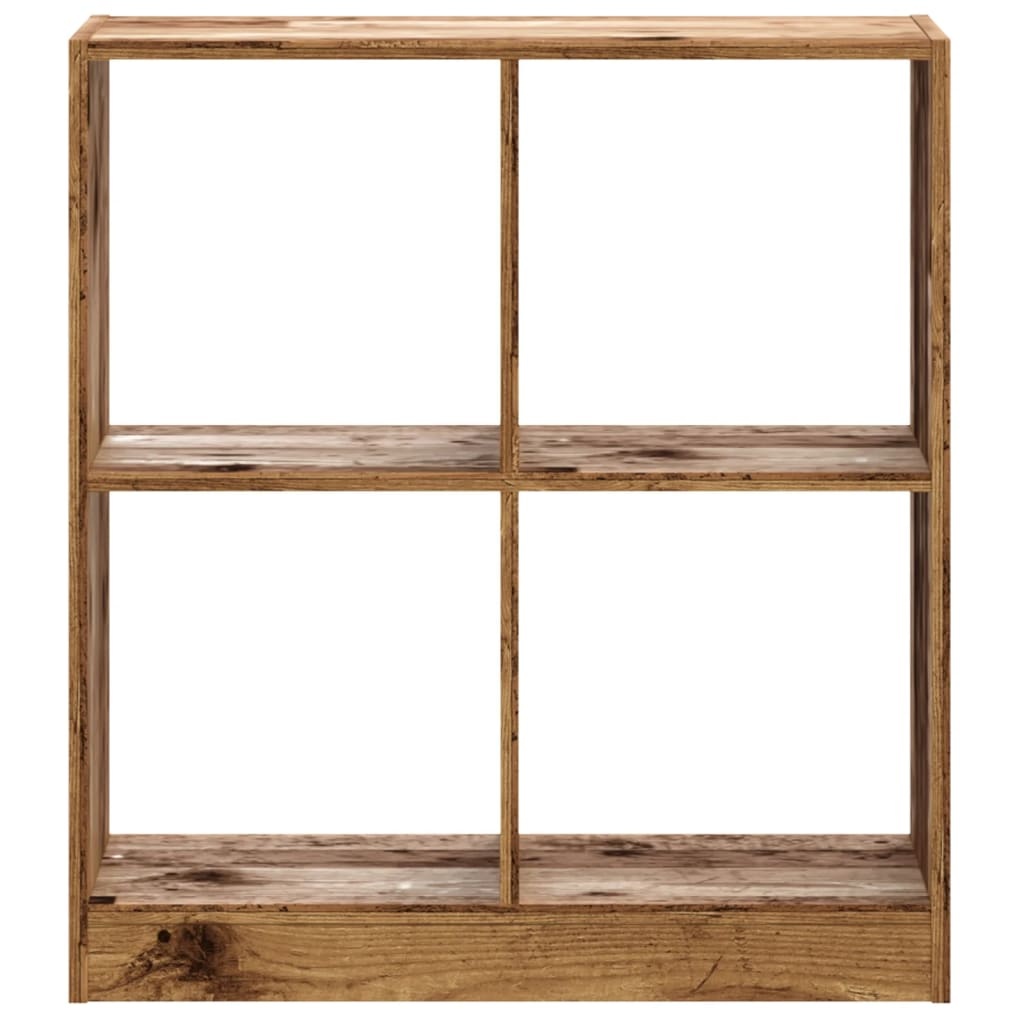 VidaXL Boekenkast 68,5x32x75 cm bewerkt hout oud houtkleurig