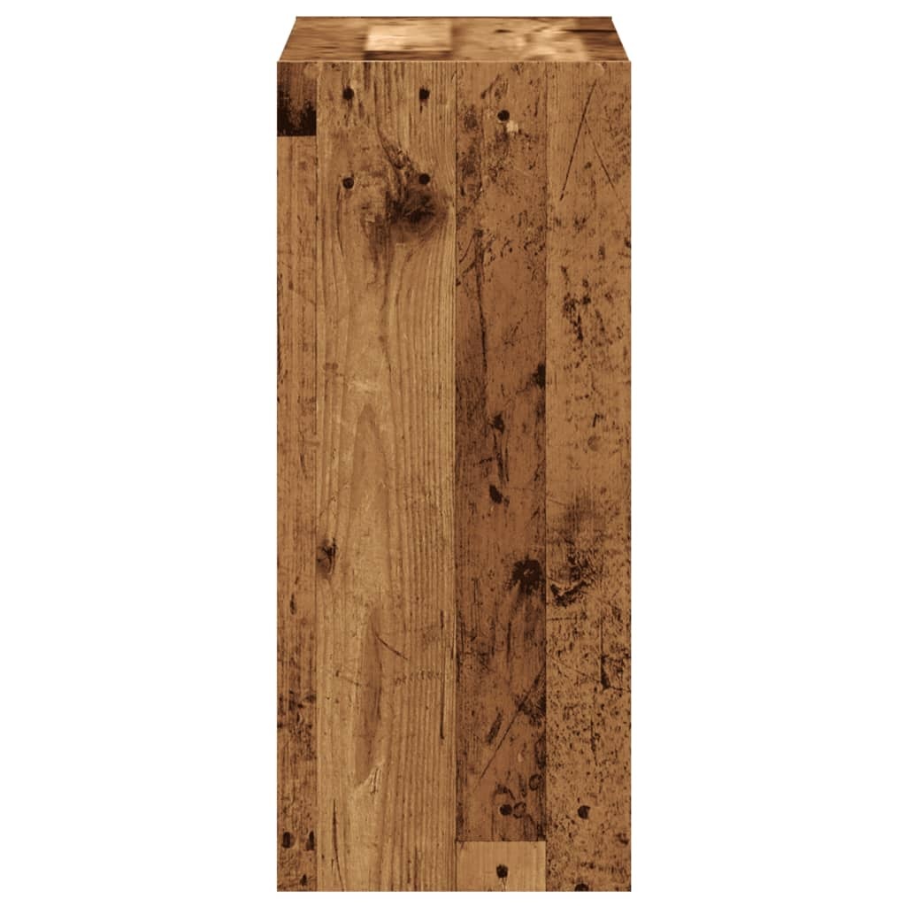 VidaXL Boekenkast 68,5x32x75 cm bewerkt hout oud houtkleurig