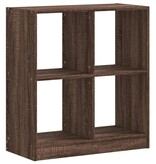VidaXL Boekenkast 68,5x32x75 cm bewerkt hout bruin eikenkleurig