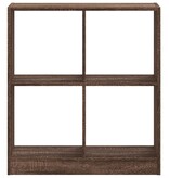 VidaXL Boekenkast 68,5x32x75 cm bewerkt hout bruin eikenkleurig