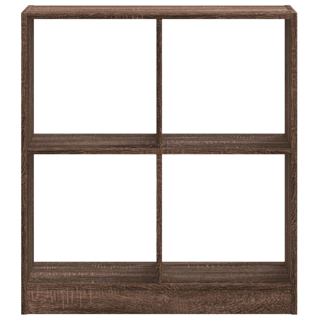 VidaXL Boekenkast 68,5x32x75 cm bewerkt hout bruin eikenkleurig