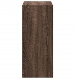 VidaXL Boekenkast 68,5x32x75 cm bewerkt hout bruin eikenkleurig