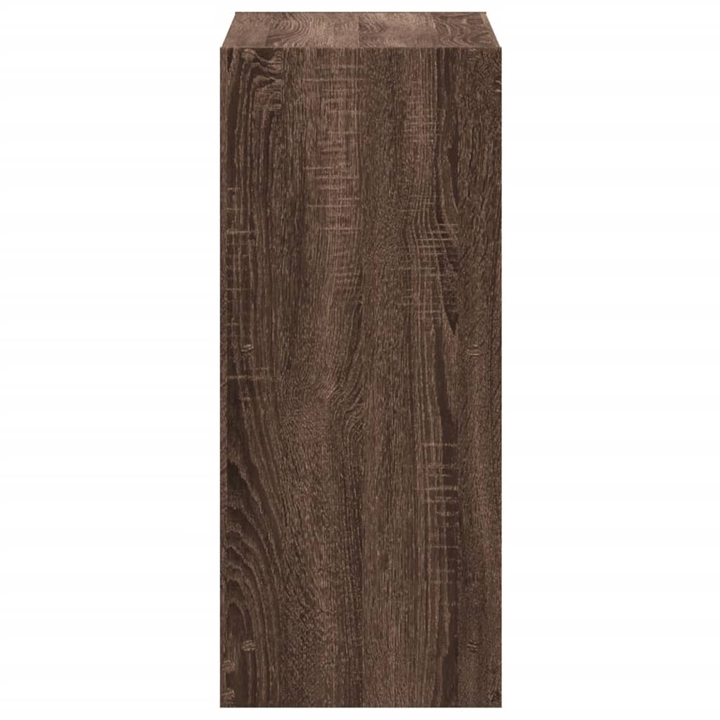 VidaXL Boekenkast 68,5x32x75 cm bewerkt hout bruin eikenkleurig