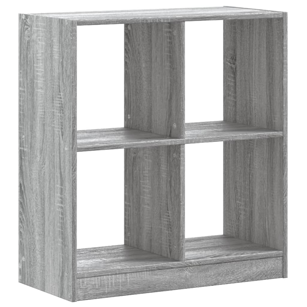 VidaXL Boekenkast 68,5x32x75 cm bewerkt hout grijs sonoma eikenkleurig