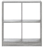 VidaXL Boekenkast 68,5x32x75 cm bewerkt hout grijs sonoma eikenkleurig