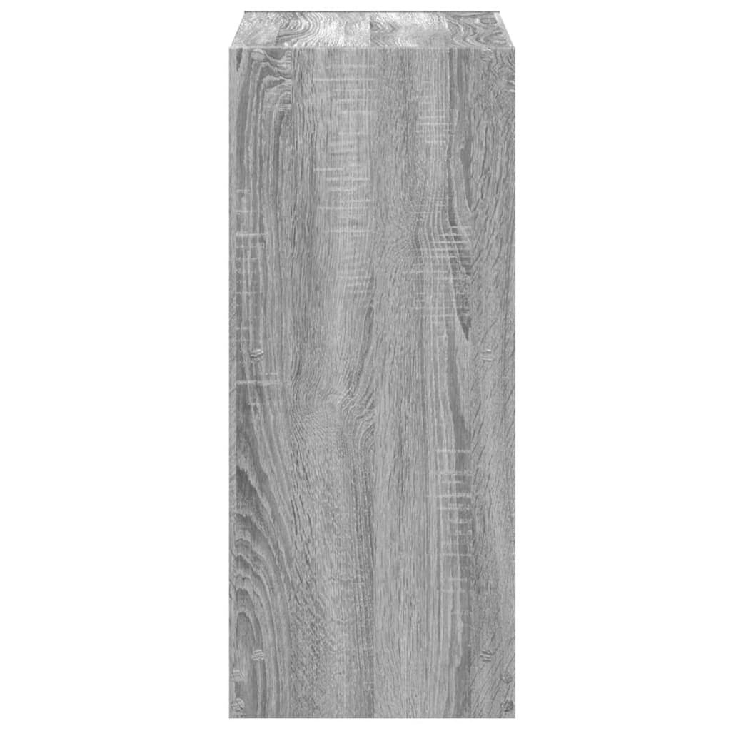VidaXL Boekenkast 68,5x32x75 cm bewerkt hout grijs sonoma eikenkleurig