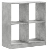 VidaXL Boekenkast 68,5x32x75 cm bewerkt hout betongrijs