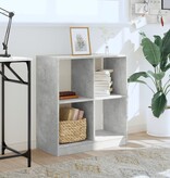 VidaXL Boekenkast 68,5x32x75 cm bewerkt hout betongrijs