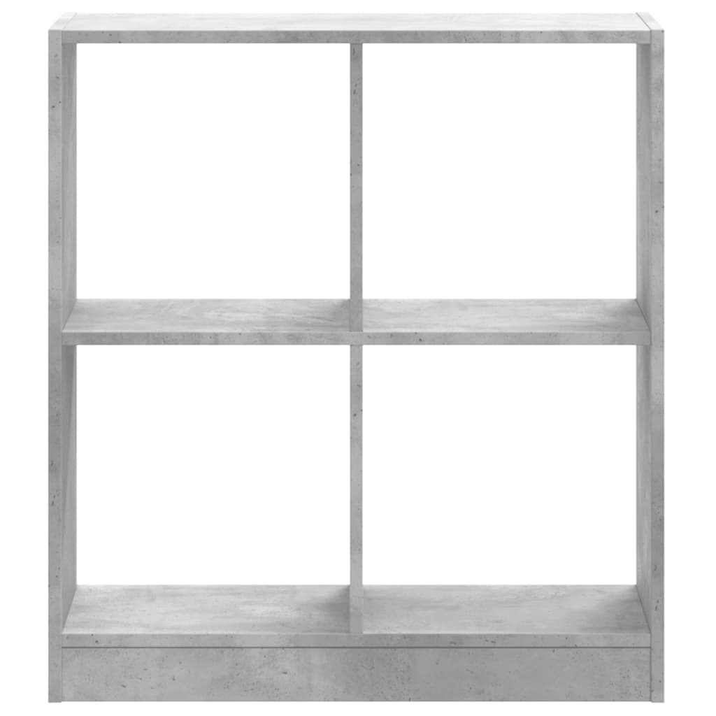 VidaXL Boekenkast 68,5x32x75 cm bewerkt hout betongrijs