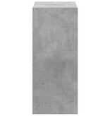 VidaXL Boekenkast 68,5x32x75 cm bewerkt hout betongrijs
