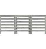 VidaXL Radiatorombouw 205x21,5x83,5 cm bewerkt hout grijs sonoma eiken