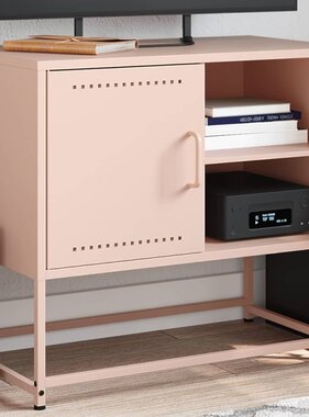 VidaXL Hoge kast 100,5x39x107 cm staal wit