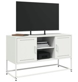 VidaXL Hoge kast 100,5x39x107 cm staal mosterdgeel