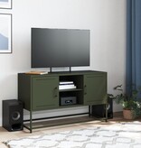VidaXL Hoge kast 36x39x107 cm staal wit