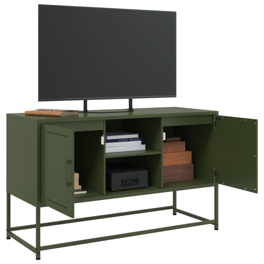 VidaXL Hoge kast 36x39x107 cm staal wit