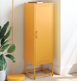 VidaXL Hoge kast 36x39x123 cm staal mosterdgeel