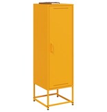 VidaXL Hoge kast 36x39x123 cm staal mosterdgeel