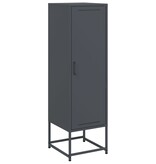 VidaXL Hoge kast 36x39x123 cm staal antracietkleurig