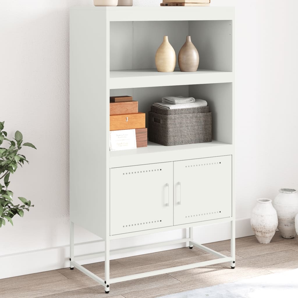 VidaXL Tv-meubel 100,5x39x60,5 cm staal mosterdgeel