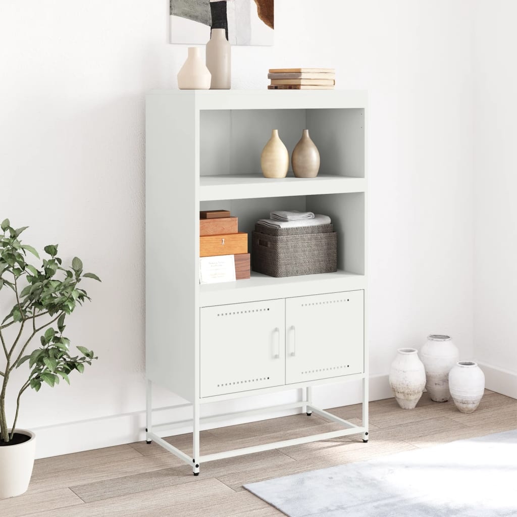 VidaXL Tv-meubel 100,5x39x60,5 cm staal mosterdgeel