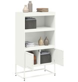 VidaXL Tv-meubel 100,5x39x60,5 cm staal mosterdgeel