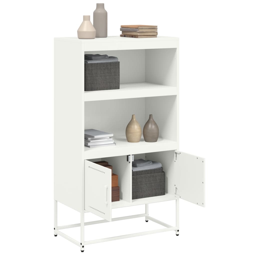 VidaXL Tv-meubel 100,5x39x60,5 cm staal mosterdgeel