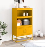 VidaXL Hoge kast 68,5x38,5x107 cm staal wit