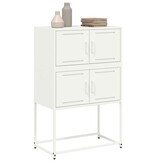 VidaXL Dressoir 68,5x38,5x107 cm staal wit