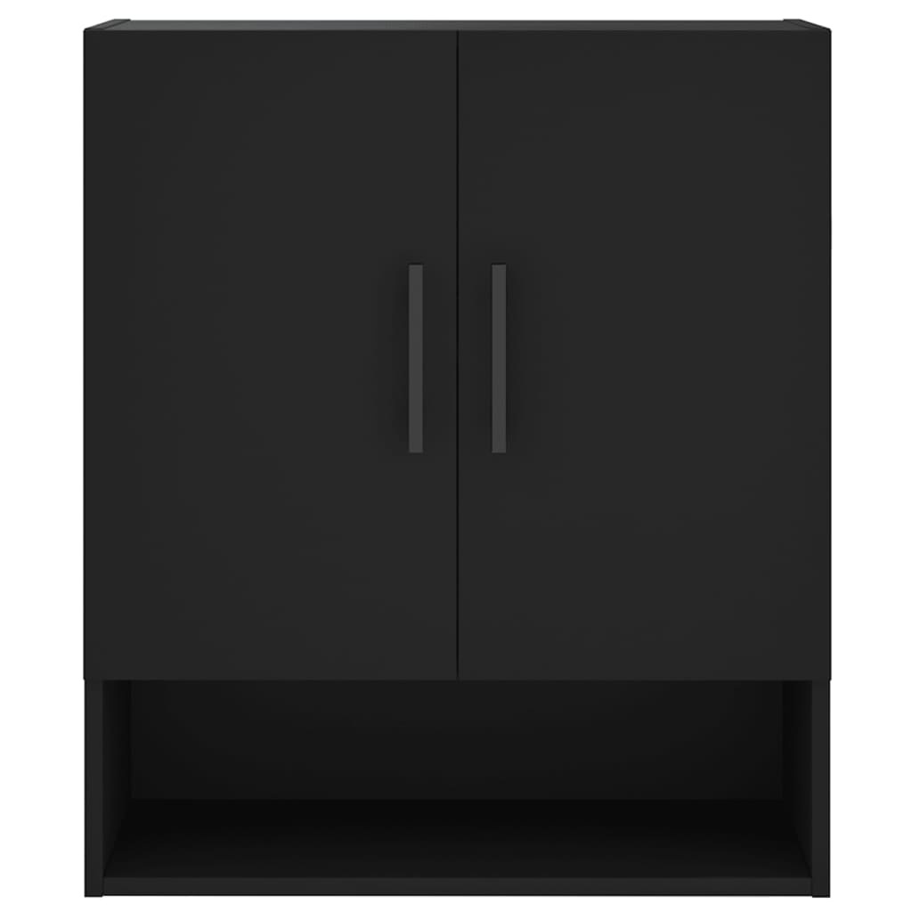 VidaXL Wandkast 60x31x70 cm bewerkt hout zwart
