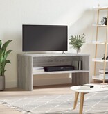 VidaXL Tv-meubel 80x40x40 cm bewerkt hout grijs sonoma eikenkleurig