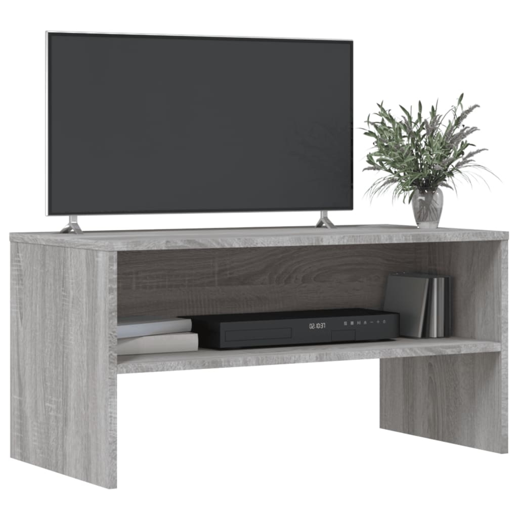 VidaXL Tv-meubel 80x40x40 cm bewerkt hout grijs sonoma eikenkleurig