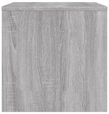 VidaXL Tv-meubel 80x40x40 cm bewerkt hout grijs sonoma eikenkleurig