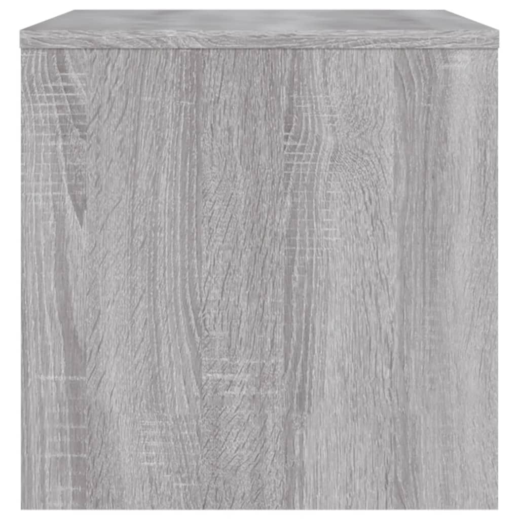 VidaXL Tv-meubel 80x40x40 cm bewerkt hout grijs sonoma eikenkleurig